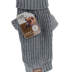 AFP All For Paws - Knitted Dog Sweater Fishermans Grey M 30.5cm